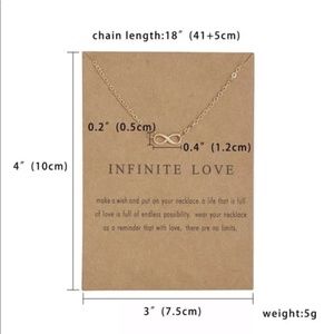 Make A Wish Necklace Infinite Love